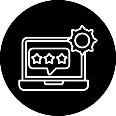 seo modern simgesinin vektör illüstrasyonu