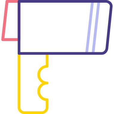 fırça. Web simgesi basit illüstrasyon