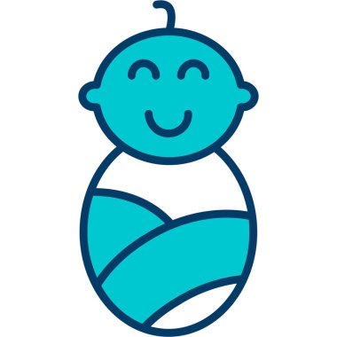 bebek duş vektör simgesi