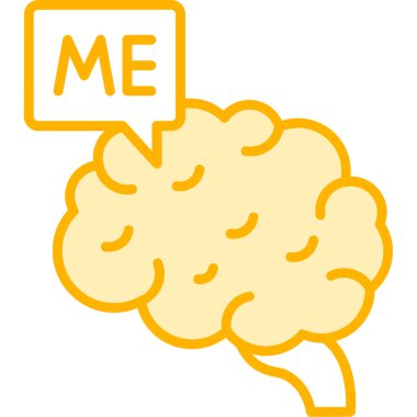 düşünce kabarcık karikatür beyin