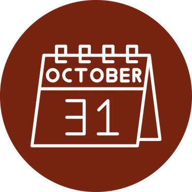 Takvim simgesinin vektör illüstrasyonu