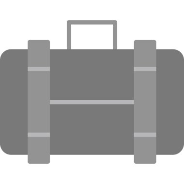 Bavul Düz Vektör Simgesi