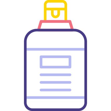 Şişe. Web simgesi basit illüstrasyon