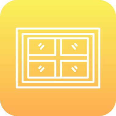 Pencere simge vektör çizim