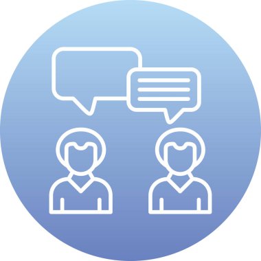 İnsan simgesinin vektör illüstrasyonu