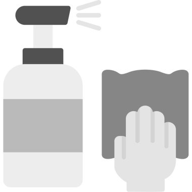 Dezenfektan jeli şişe ikonu
