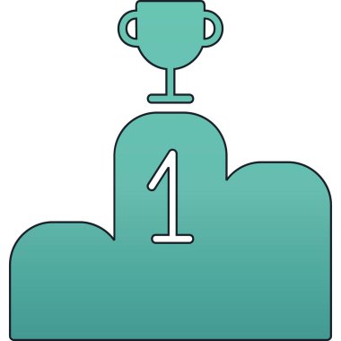 kupa simgesi, vektör illüstrasyonu