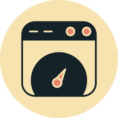 Mutfak karıştırıcı simgesinin vektör illüstrasyon simgesi