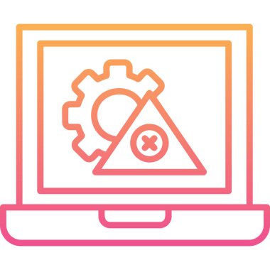 bilgisayar simgesi vektör illüstrasyonu