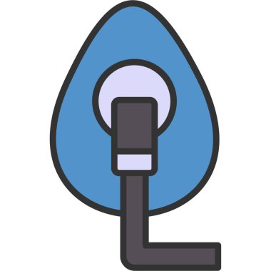 Fiş. Web simgesi basit illüstrasyon