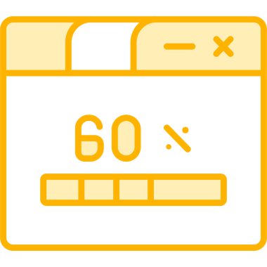 Kredi kartı doldurulmuş ana hat vektör simgesi dekoru