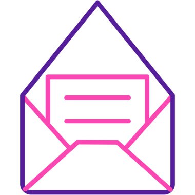 E-posta. Web simgesi basit illüstrasyon