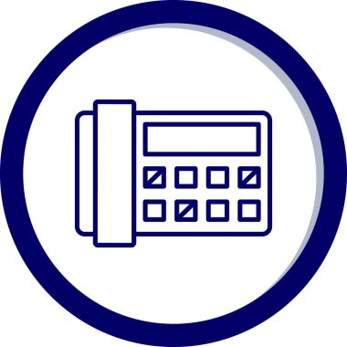 hesap makinesi simgesi vektör illüstrasyonu