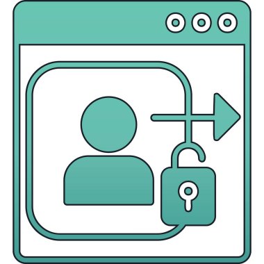 Web simgesi vektör illüstrasyonu