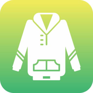 Eşsiz Ceket Vektörü Kabartma Simgesi