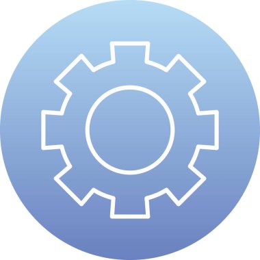 Teçhizat Web simgesi basit illüstrasyon