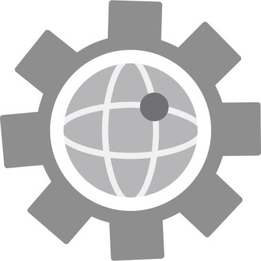 küresel iş vektörü illüstrasyonu