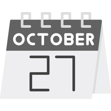 Ekim tarihli takvim