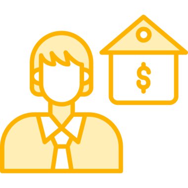 ev simgesi, vektör illüstrasyonu.