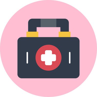 ilk yardım kiti vektör simgesi