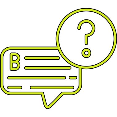 Soru işareti simgesi. Beyaz arkaplanda izole edilmiş web tasarımı için ana soru işareti vektör simgesi