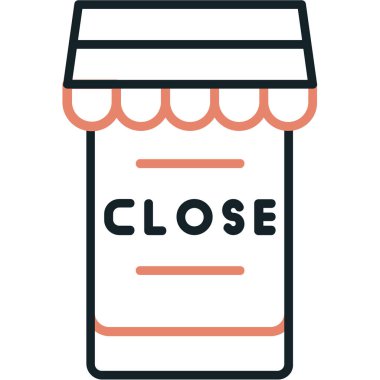 Alışveriş merkezi. Web simgesi basit tasarım