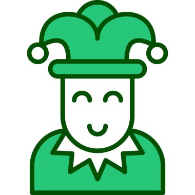 Kadın. Web simgesi basit illüstrasyon