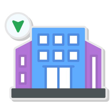 vektör düz renk simgesi oluşturma