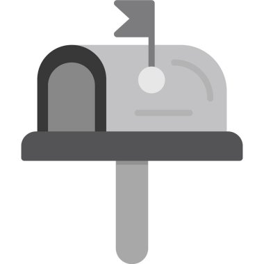 Otel dairesi simgesi, vektör çizimi