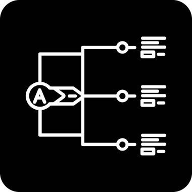 devre kartı simgesi, vektör illüstrasyonu