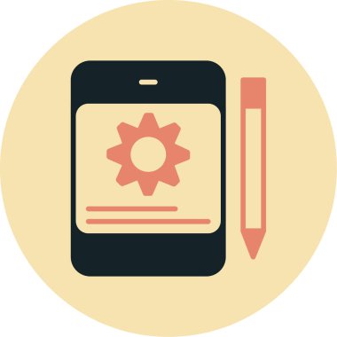 cep telefonu vektör simgesi