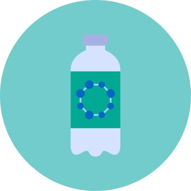 su şişesi simge vektör çizim