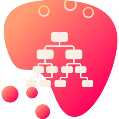 Beyin simgesi vektörü, illüstrasyon