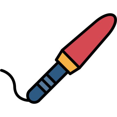 çizgi film karalama stili renkli kalem