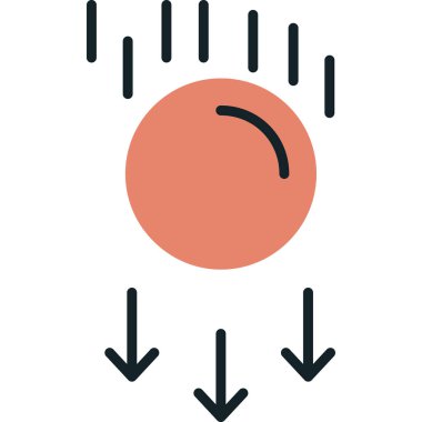 Ok simge vektör işareti ve beyaz arka plan üzerinde izole sembolü,