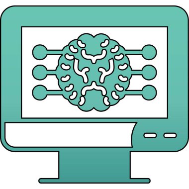 Virüs ve bilgisayar virüsü simgesi, vektör illüstrasyonu