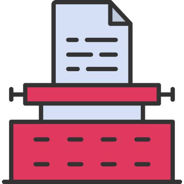 Dikiş makinesi vektör simgesi