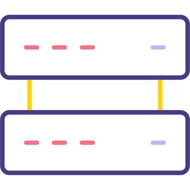 Ağ simgesi. Web sayfasının vektör illüstrasyonu