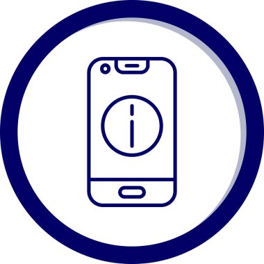 - Telefon. Web simgesi basit illüstrasyon