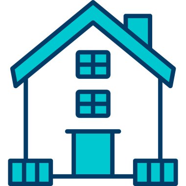 ev simgesi vektör illüstrasyonu