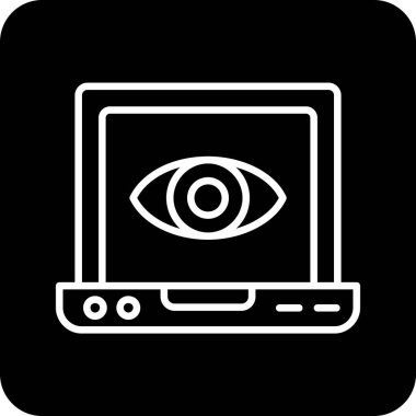 Göz simgesi, modern vektör illüstrasyon tasarımı