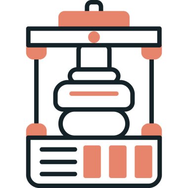 Modern eğitim ikonunun vektör illüstrasyonu