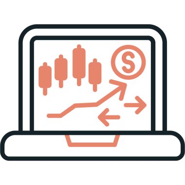 iş analizi simgesi, modern tasarım illüstrasyonu