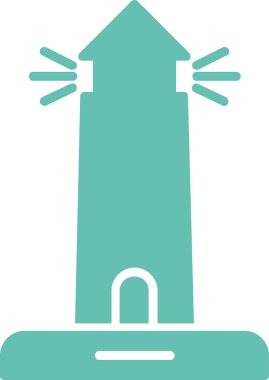 Bina. Web simgesi basit illüstrasyon