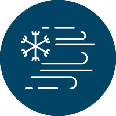 vektör kar tanesi simgesi illüstrasyonu