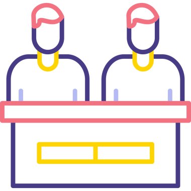 İnsan simgesinin vektör illüstrasyonu