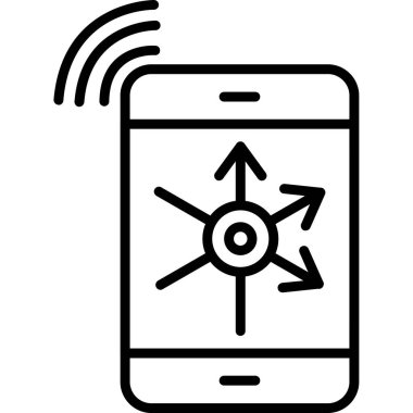 cep telefonu vektör simgesi