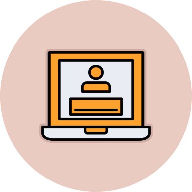 bilgisayar simgesi vektör illüstrasyonu