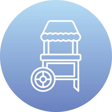 Modern simgenin vektör illüstrasyonu