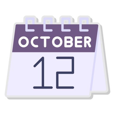 12 Ekim takvim simgesi - 23 gün